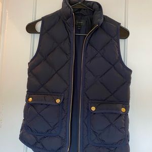 Jcrew quilted vest PXXXS